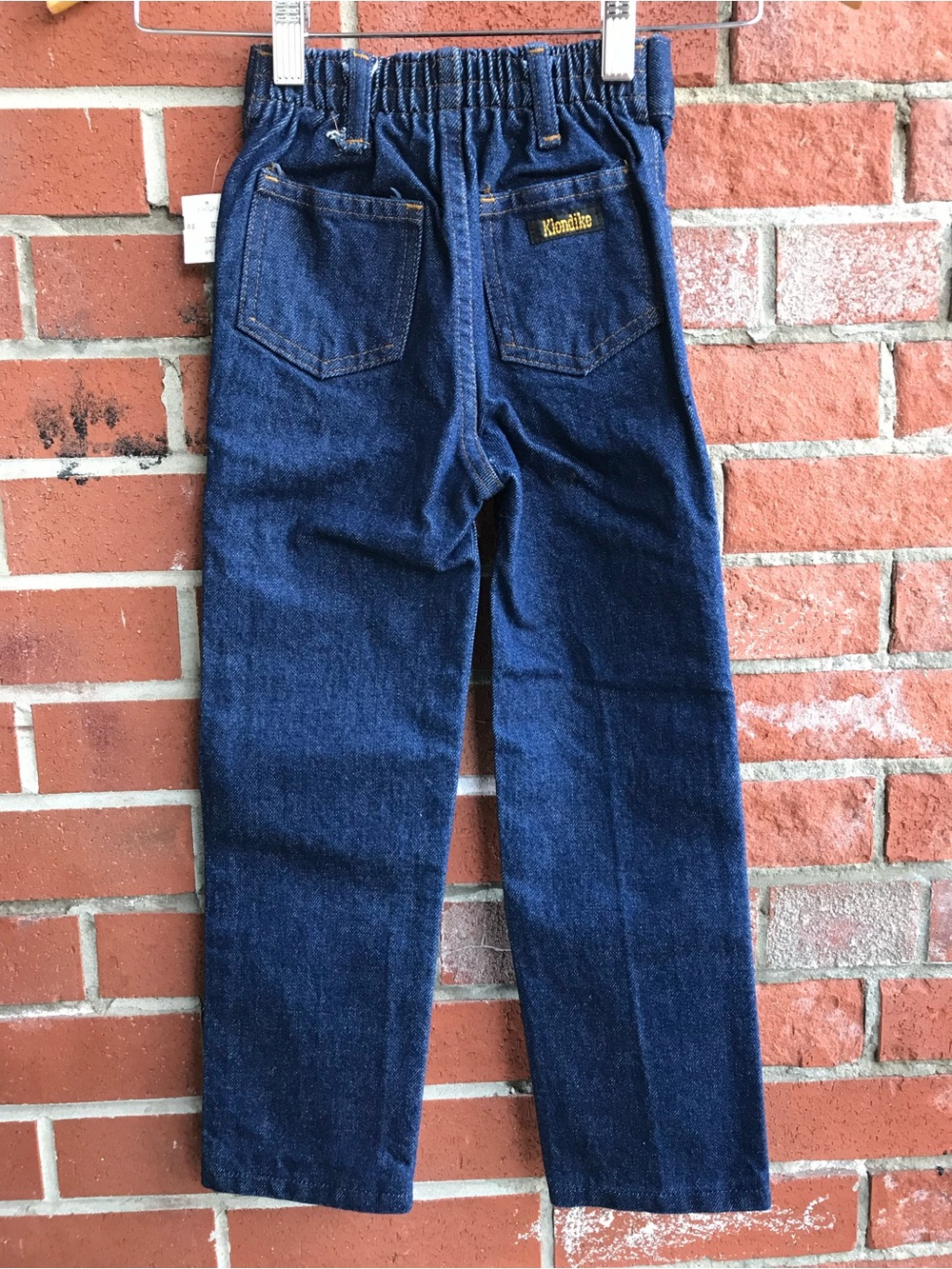 Vintage Kids Dark Denim Straight Leg Jeans by Klondike Eaton's New Old Stock